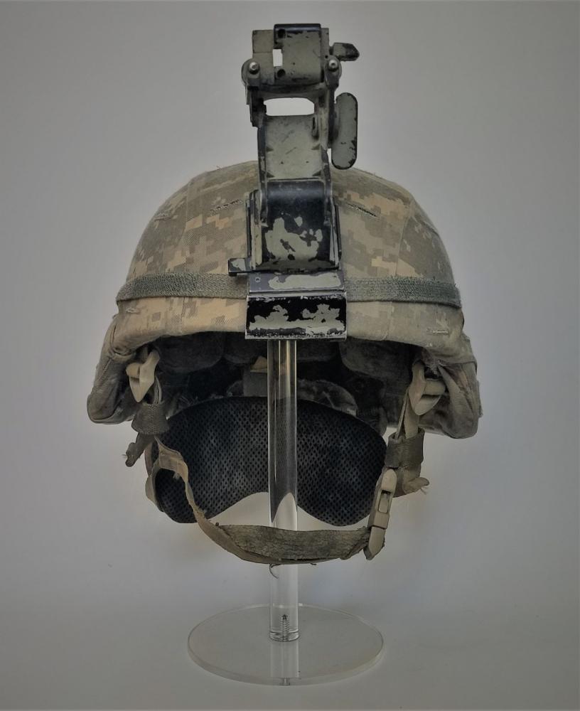 Salty SDS Warrior Helmet used by 10th Mountain Div. Vet - MODERN