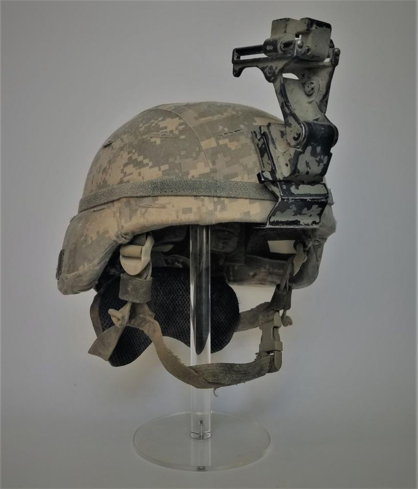 Salty SDS Warrior Helmet used by 10th Mountain Div. Vet - MODERN