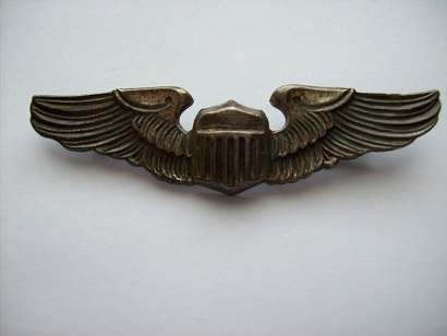 arched sterling hallmark on pilot - WING BADGES - U.S. Militaria Forum