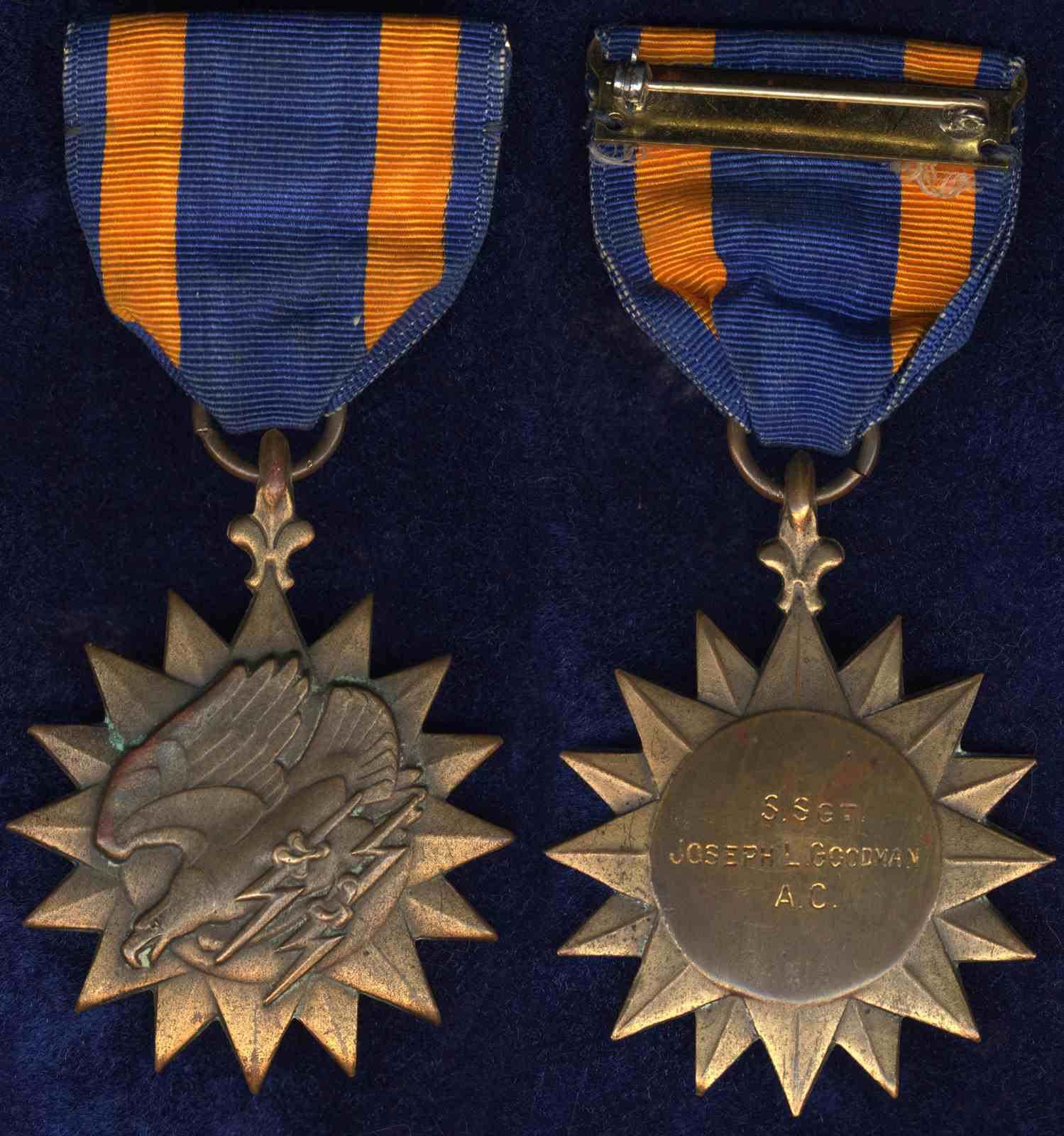 SSgt Joseph L. Goodman WWII POW AAC - MEDALS & DECORATIONS - U.S ...