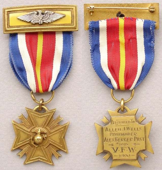 USMC WWI WIA named VFW medal - MEDALS & DECORATIONS - U.S. Militaria Forum