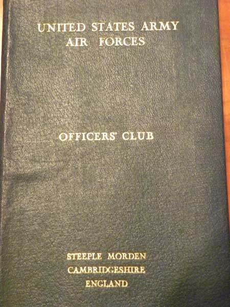 355th Fighter Group Officers club roster - EPHEMERA, PHOTOGRAPHS ...