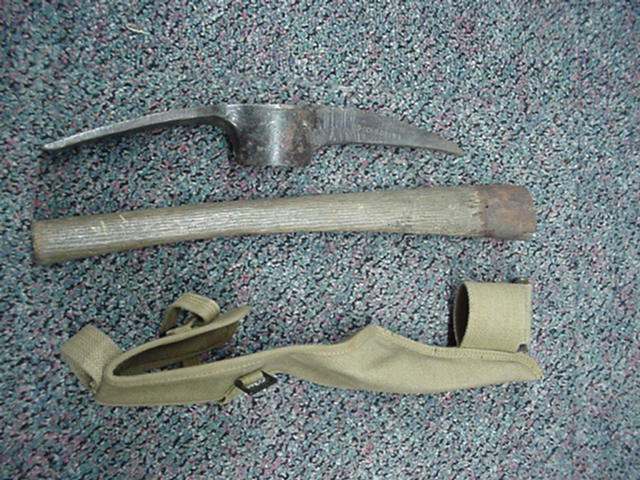 1918 dated M1910 pick mattock - FIELD & PERSONAL GEAR SECTION - U.S ...