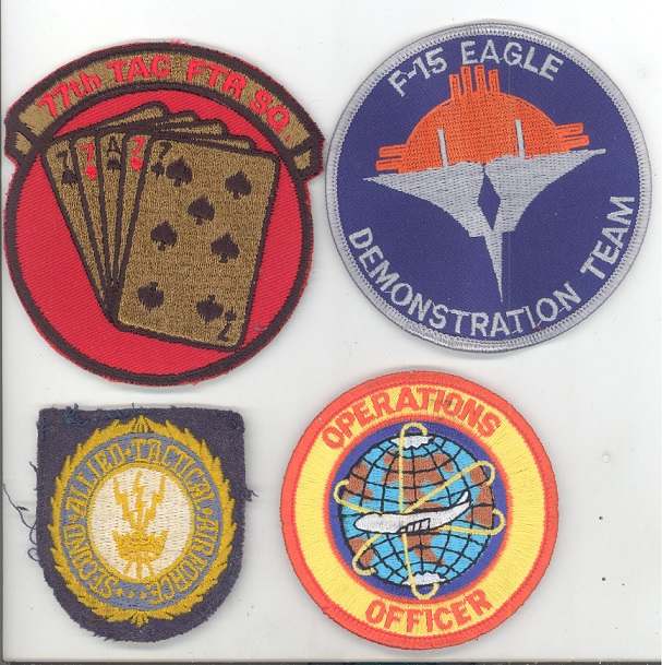 Some new patches donated by a friend to the collection - AIR FORCE ...