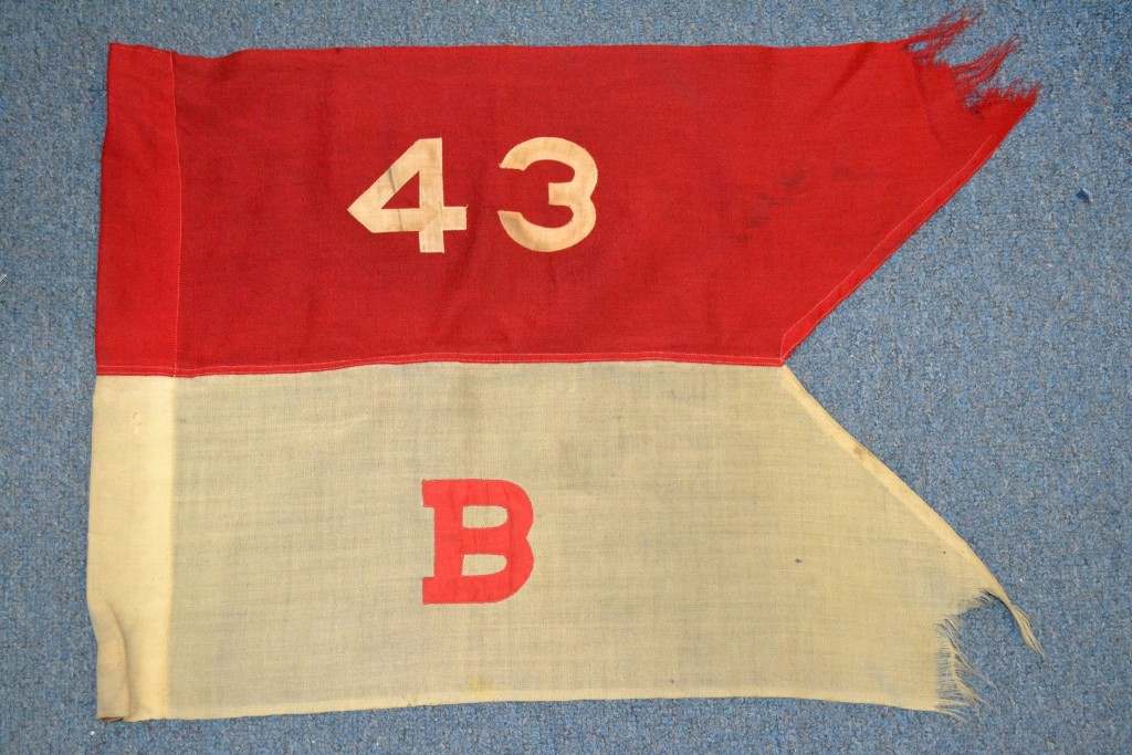 43d Cavalry Guidon-WWII? - BASE/BIVOUAC/CAMP/DEPOT ITEMS - U.S ...