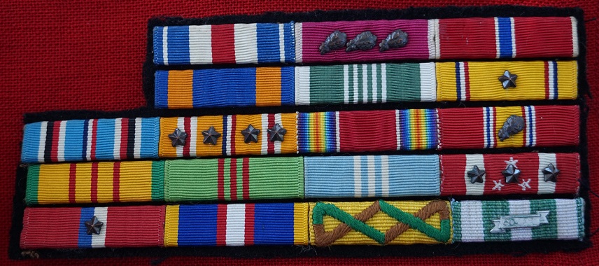 US ribbon bars with Philippine awards - MEDALS & DECORATIONS - U.S ...