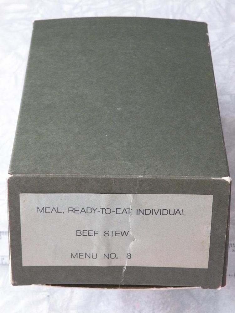 Sealed 1981 MRE Case - Page 2 - BASE/BIVOUAC/CAMP/DEPOT ITEMS - U.S ...