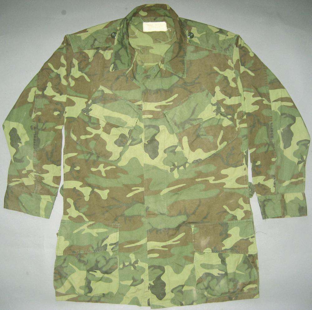 Rare 1st Model Poplin ERDL Camo Shirt - CAMOUFLAGE UNIFORMS - U.S ...