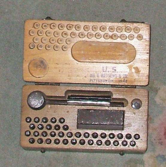 Metal Stamping Set - FIELD & PERSONAL GEAR SECTION - U.S. Militaria Forum