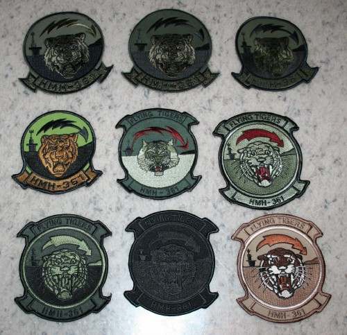 Marine Helicopter Squadron 361 patch collection - MARINES - U.S ...