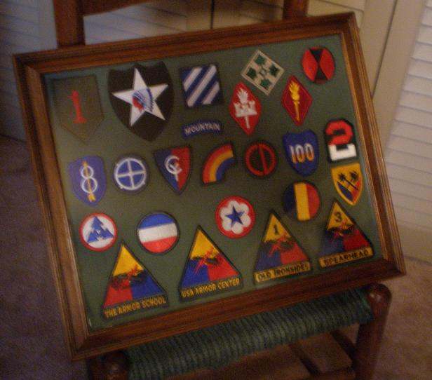 How to mount/display large numbers of patches - PRESERVATION - U.S.  Militaria Forum