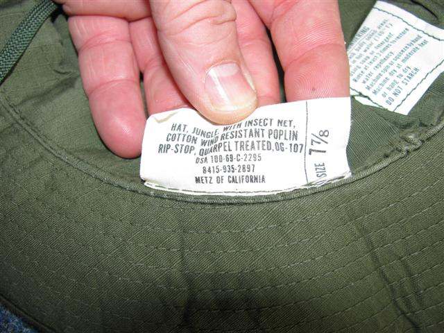 OD Vietnam Boonie sold for $290 - UNIFORMS - U.S. Militaria Forum