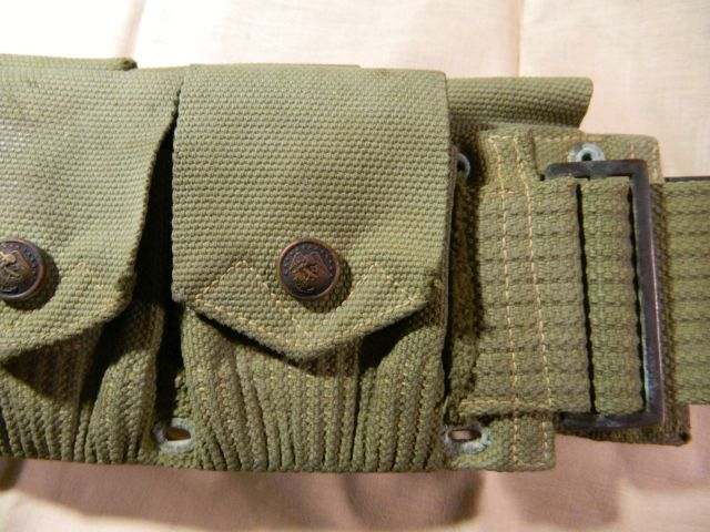 M-1910 USMC MILLS Cartridge Belt - FIELD & PERSONAL GEAR SECTION - U.S ...