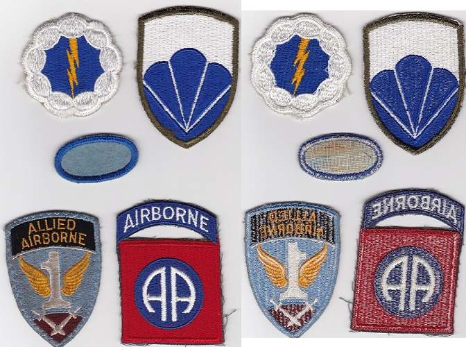 Patches & oval for id - ARMY AND USAAF - U.S. Militaria Forum