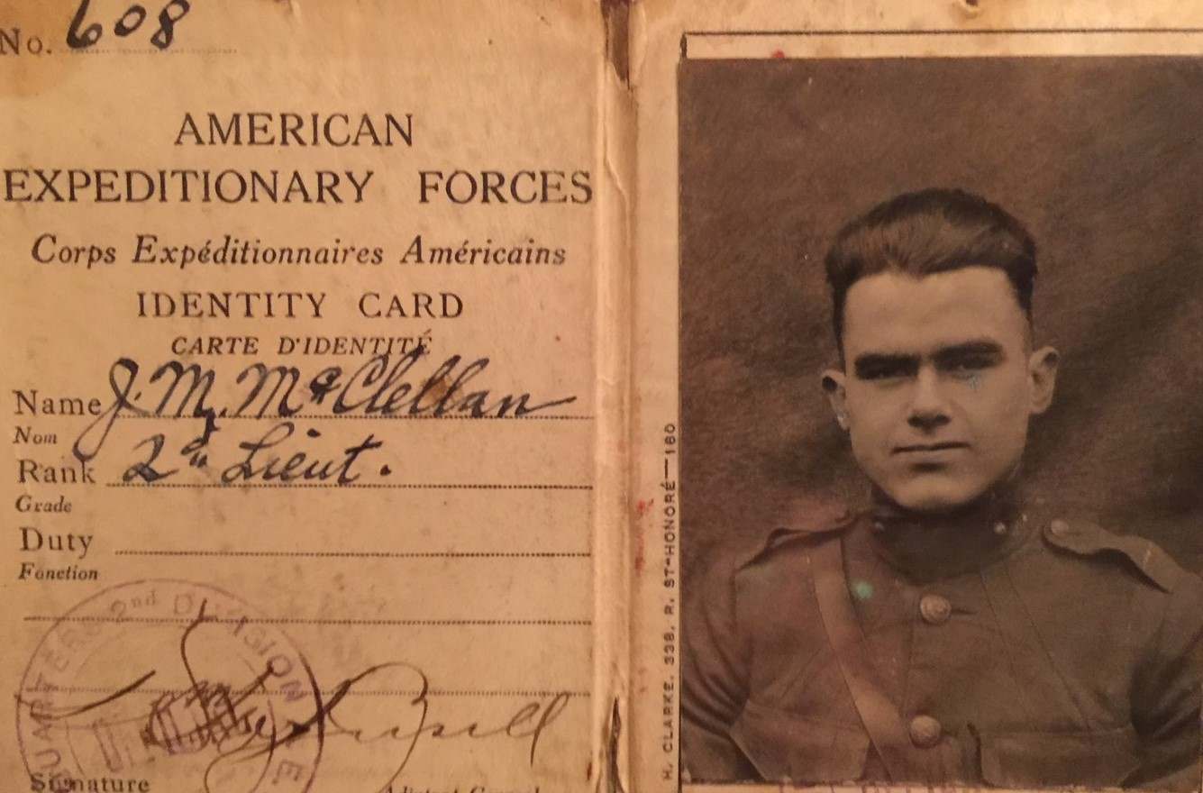 WW1 USMC Officer Photo ID Card - INDIVIDUAL & UNIT PORTRAITS - U.S ...