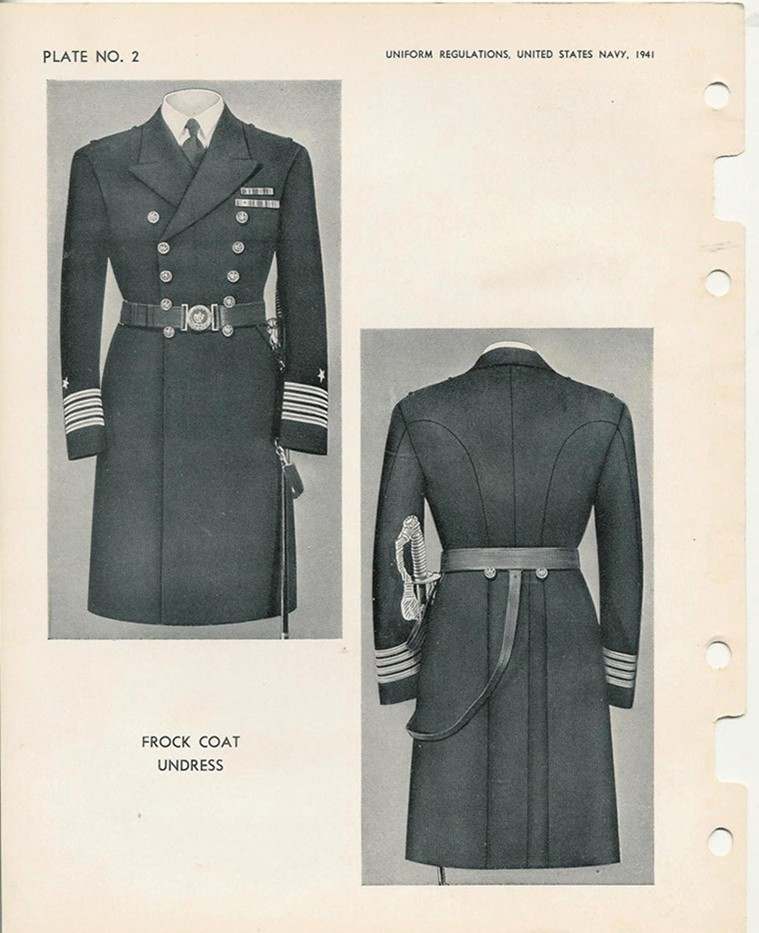 1941 - U.S. Navy Uniform Regulations & Examples Of All Uniforms, Belts ...