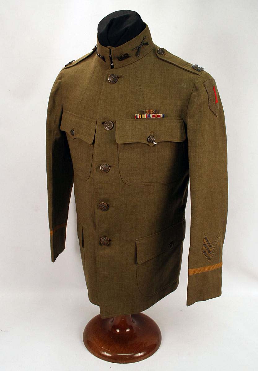 Captain Swigart WWI Tunic and ribbon bar - MEDALS & DECORATIONS - U.S ...