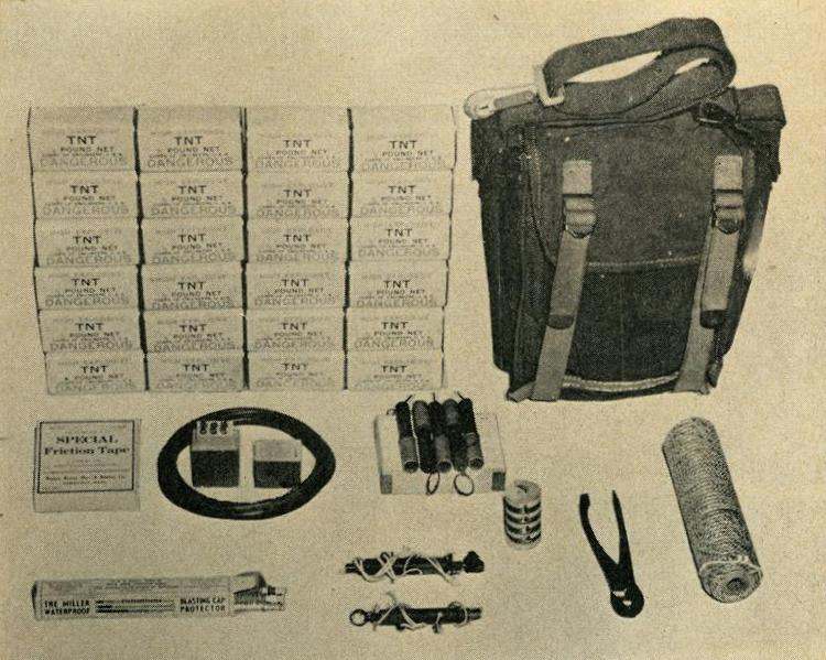 U.S. Paratroopers Demolition Bag