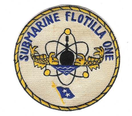 Submarine Squadron Twenty (SubRon 20) 41/2 inch FE BC Patch Cat No