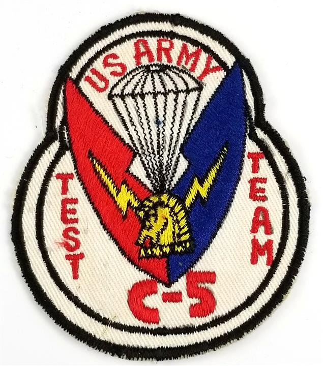 US ARMY C-5 TEST TEAM Patch - ARMY AND USAAF - U.S. Militaria Forum