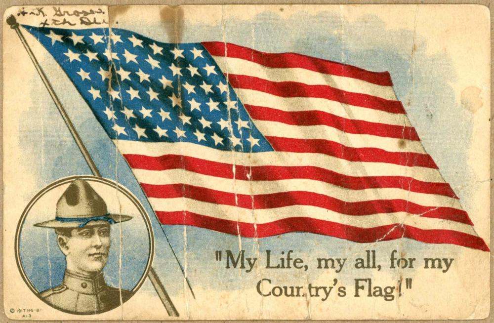 american flag 1917