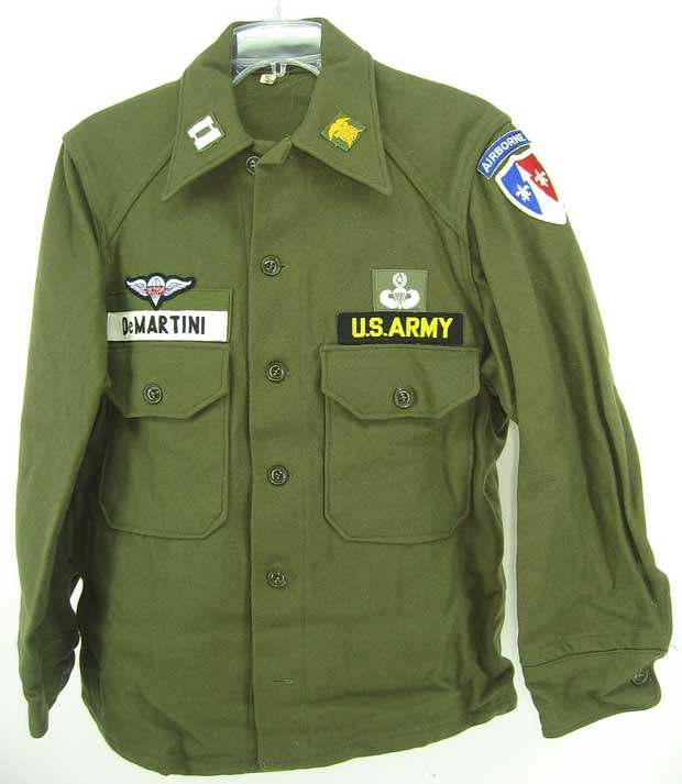 Army shirt w/ rigger, airborne, master parachute, - UNIFORMS - U.S ...