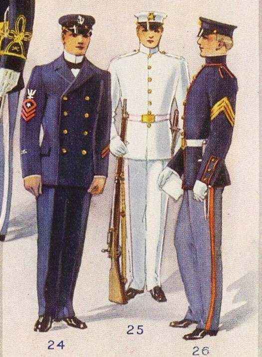 navy uniform ww1? navy uniform civil war?