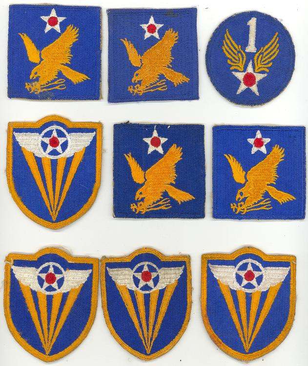 My Army Air Corp shoulder patch collection - ARMY AND USAAF - U.S ...