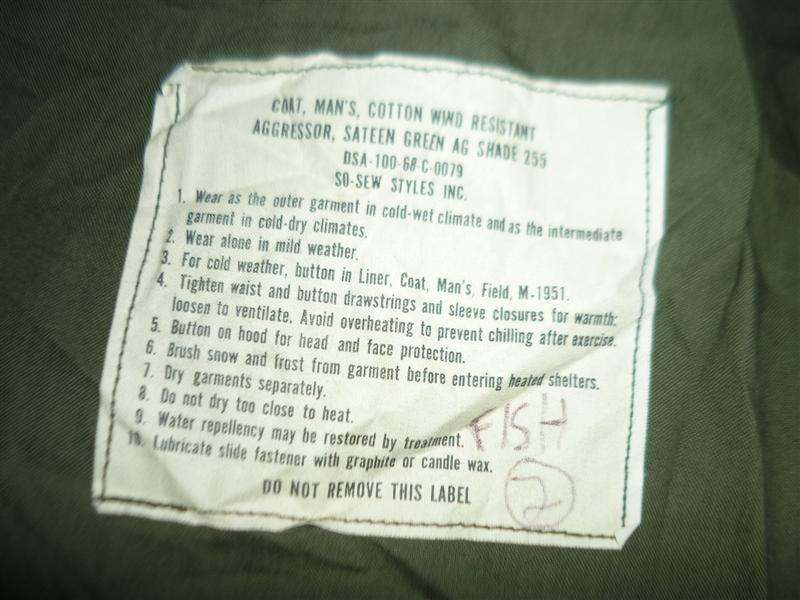 Agressor marked field jacket - UNIFORMS - U.S. Militaria Forum