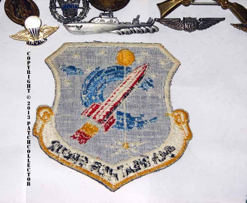 A Usaf 4th Weather Group Patch - Air Force (usaaf Is With Army) - U.s 