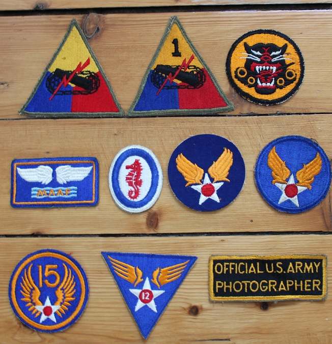 Some Mto Patches - Army And Usaaf - U.s. Militaria Forum