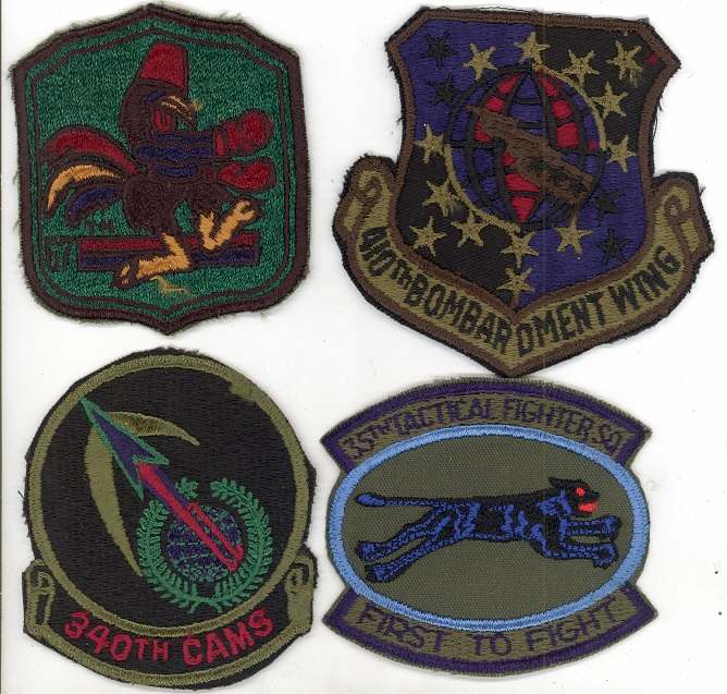 Small subdued patch collection added to my collection - AIR FORCE ...