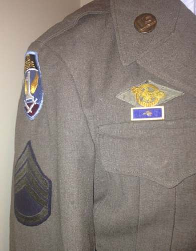 WWII 101st Airborne Staff Sergeant's Ike Jacket - UNIFORMS - U.S ...