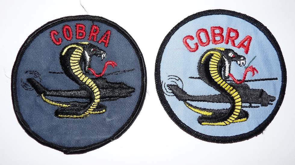 2 COBRA patches, good or bad? - ARMY AND USAAF - U.S. Militaria Forum