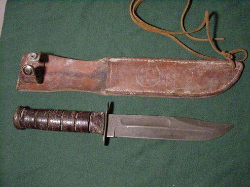 USMC Kabar with name - EDGED WEAPONS - U.S. Militaria Forum