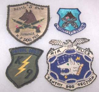 Can't identify these USAF K-9 Patches - AIR FORCE (USAAF IS WITH ARMY ...