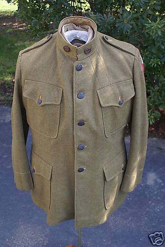 WW1 Army Uniform Cut Like USMC P1914 - (1917-1919) WORLD WAR ONE ...