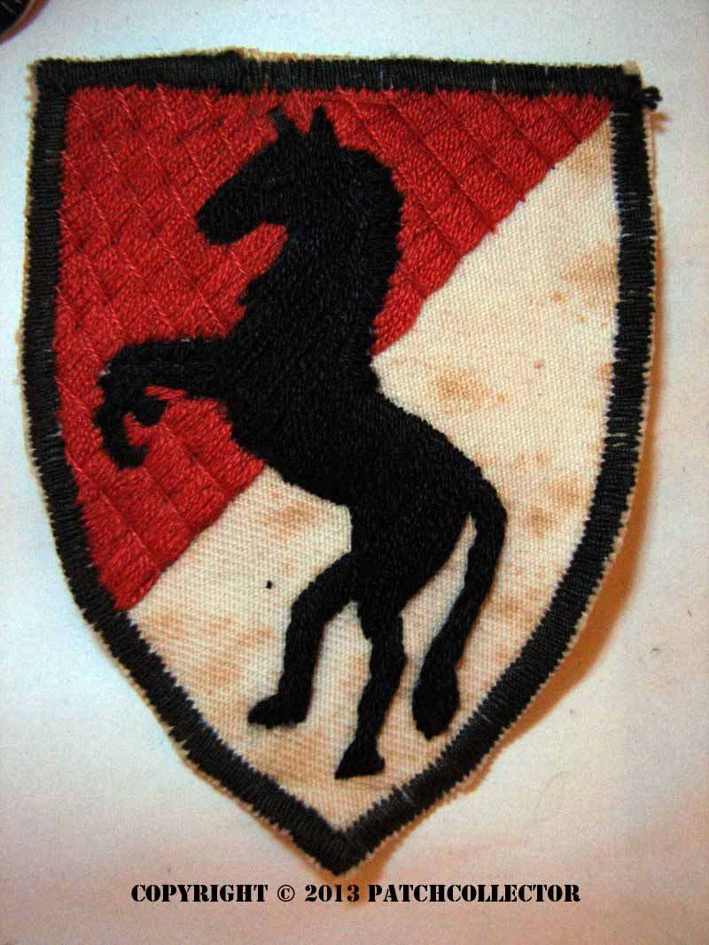 An incountry made 11th Armored Cavalry Regiment patch - ARMY AND USAAF ...