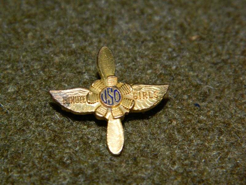 USO Minute Girls Pin - HOMEFRONT & THE WAR EFFORT - U.S. Militaria Forum