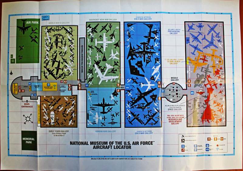 air force museum map