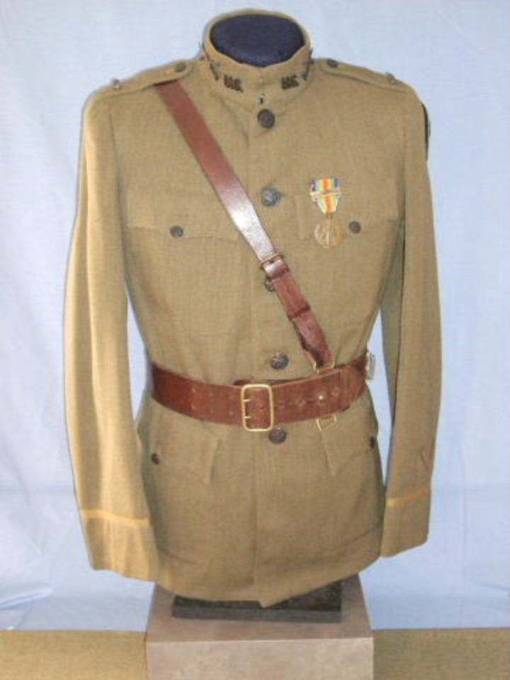 Identified WWI 92nd Division Officer Uniform - (1917-1919) WORLD WAR ...