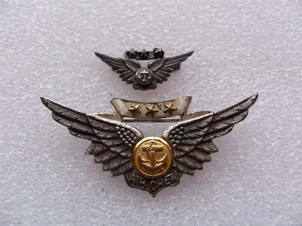 USN/USMC Aircrew Combat Wings - WING BADGES - U.S. Militaria Forum