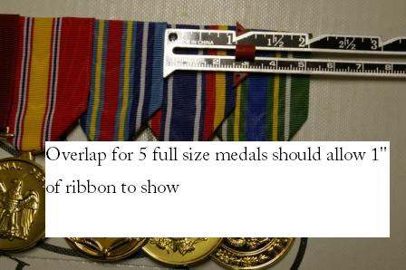 Medal Mounting - Repair, Large Medals, USMC