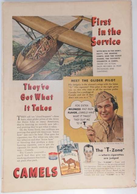 Glider Pilots & Camels - EPHEMERA, PHOTOGRAPHS & MILITARY ARTWORK - U.S ...