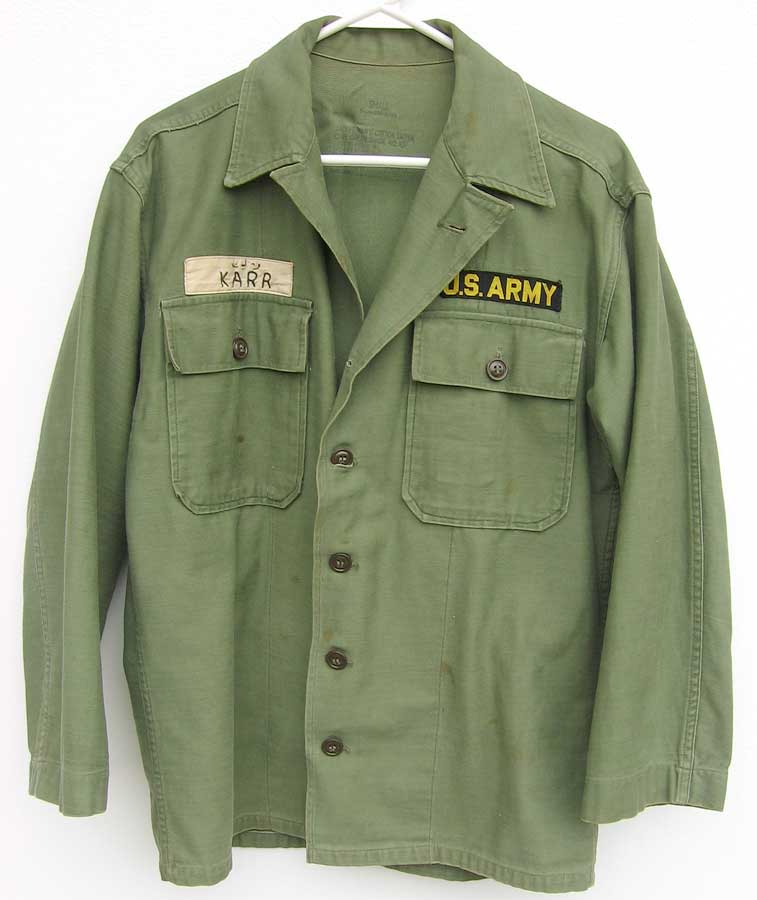 1956 US ARMY shirt with Arabic nametape - UNIFORMS - U.S. Militaria Forum