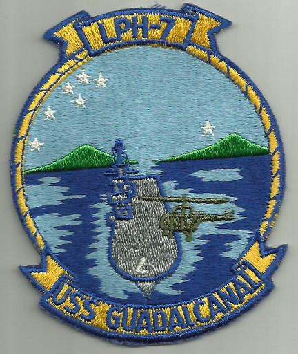 USS Guadalcanal LPH-7 Apollo 9 Recovery Patch, Amphibious Ship Patches, Navy Patches