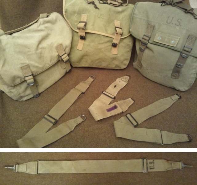 WWII M1936 Musette Bag, Made in USA