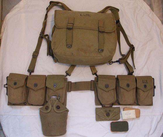 ww2 BAR gunner webgear - FIELD & PERSONAL GEAR SECTION - U.S. Militaria ...