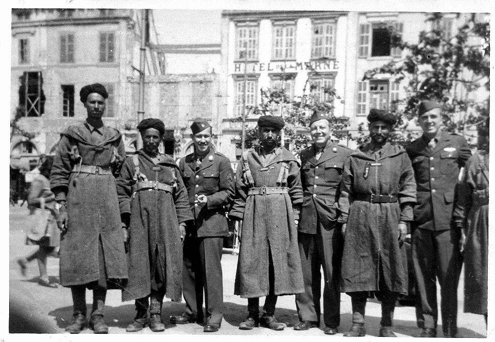 Very tall WW2 Arab soldier in Paris - EPHEMERA, PHOTOGRAPHS & MILITARY ...