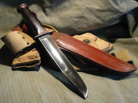 US WW2 Western G46-8 Fighting Knife . DWU1014 - Time Traveler Militaria